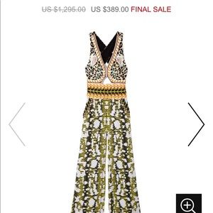 Temperley London Odyssey Jumpsuit size 2US 6UK
